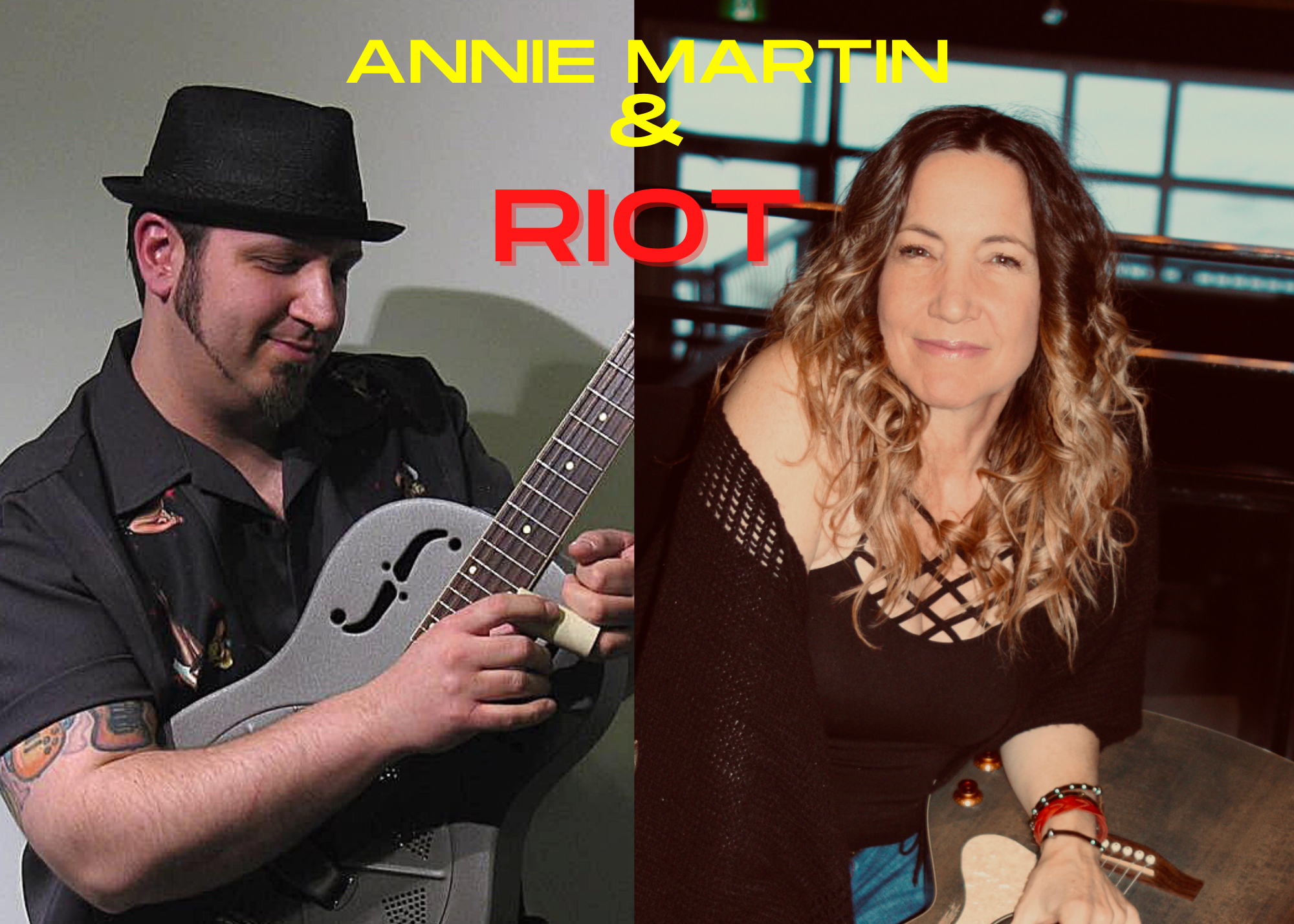 Annie Marin et Riot au Café Morin